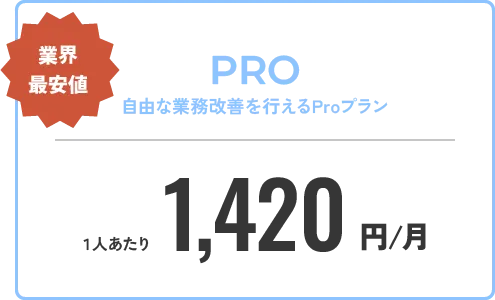 業界最安値PROプラン